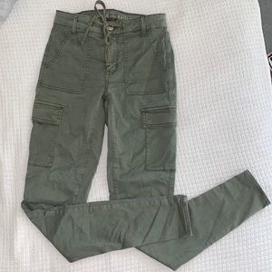 American Eagle, size: 4 extra-long, color: army green